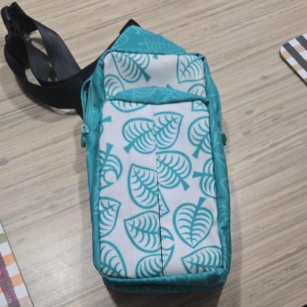 Animal Crossing: New Horizons themed shoulder bag for Nintendo Switch